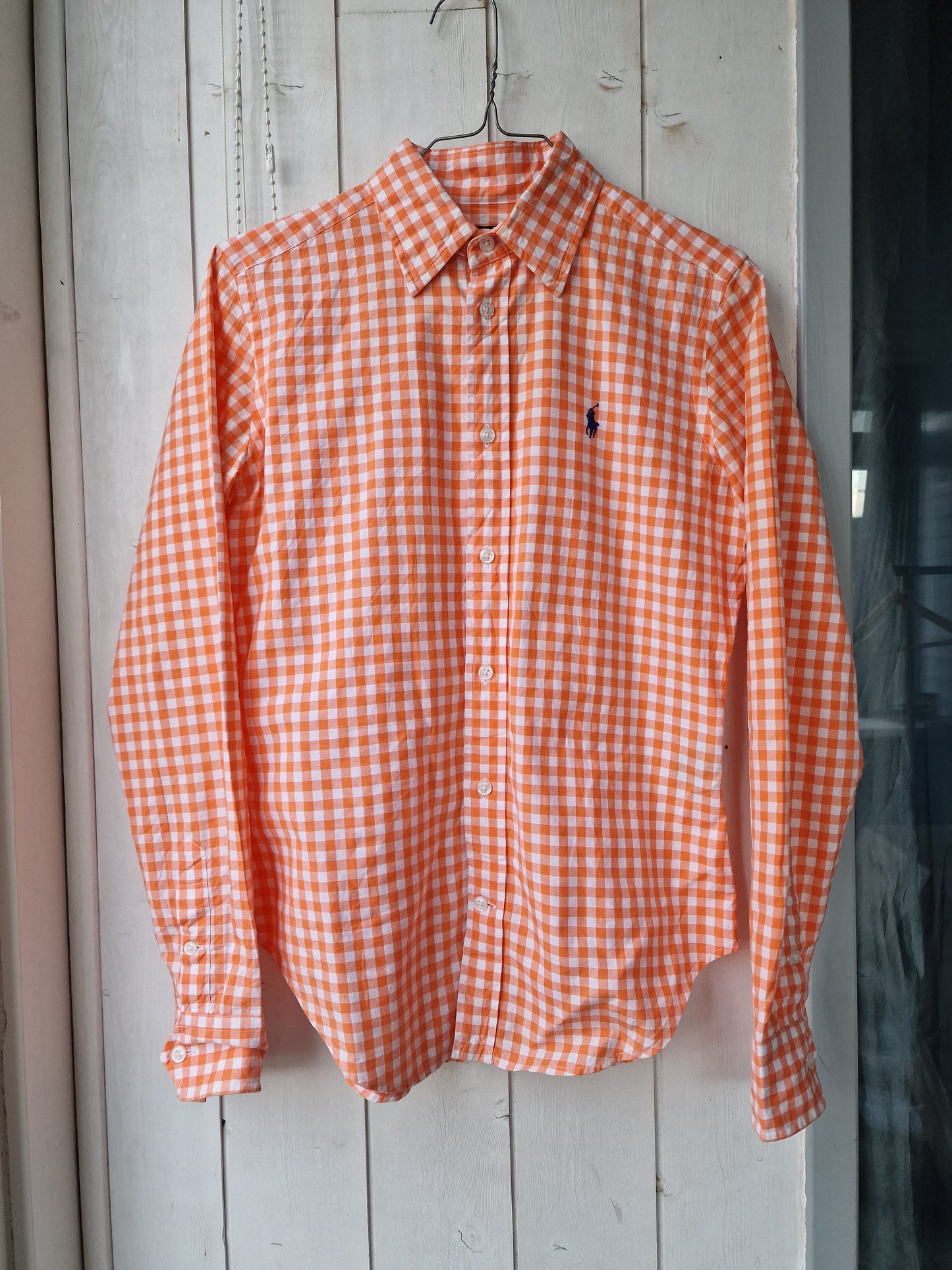 Chemise vichy orange Ralph Lauren - XS/34