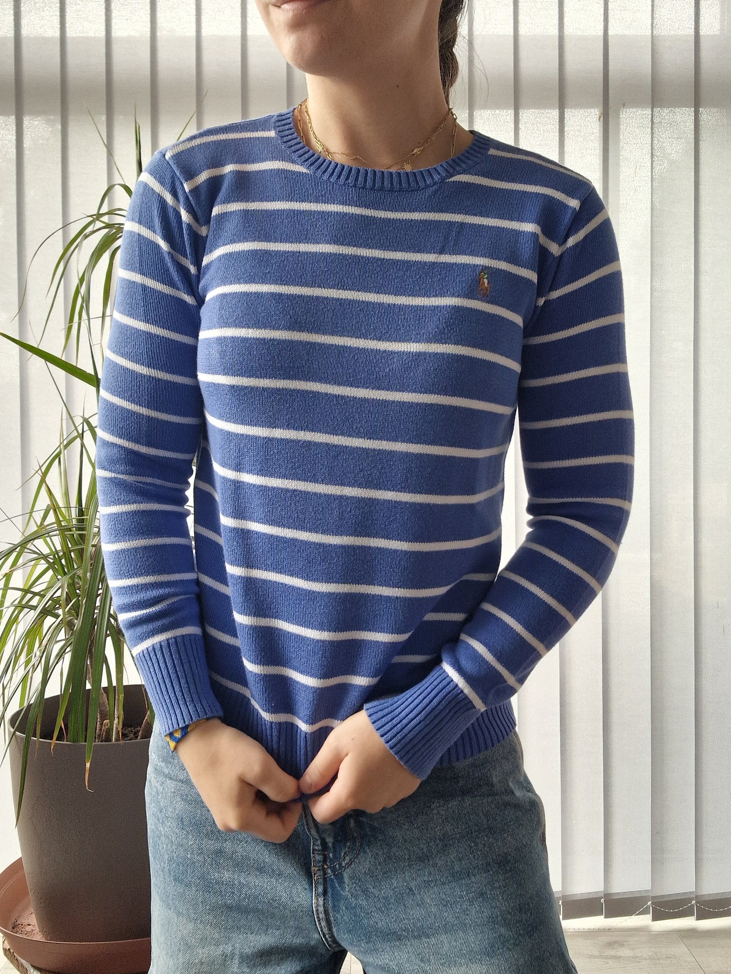 Pull léger à rayures Ralph Lauren - XS/34