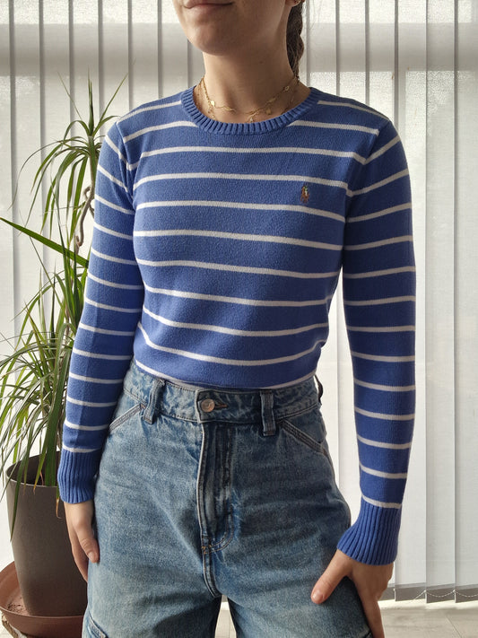 Pull léger à rayures Ralph Lauren - XS/34