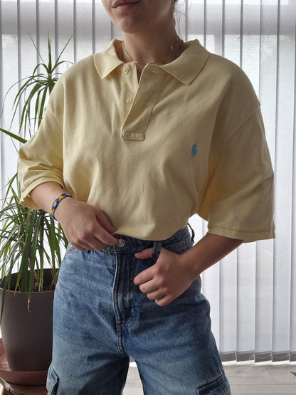 Polo MIXTE jaune clair Ralph Lauren - XL/42