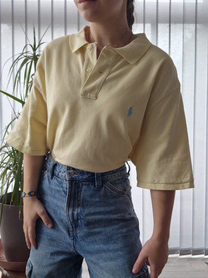 Polo MIXTE jaune clair Ralph Lauren - XL/42