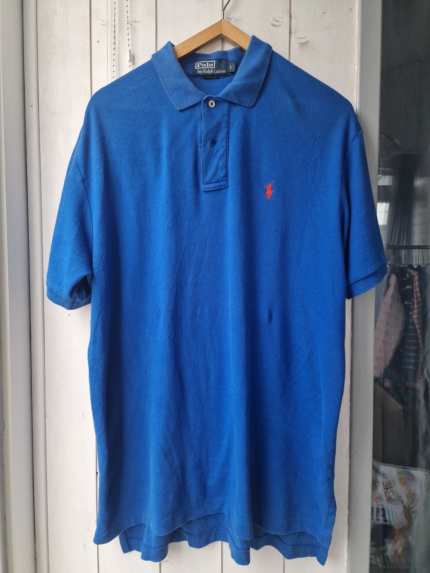 Polo MIXTE bleu électrique - XL/42