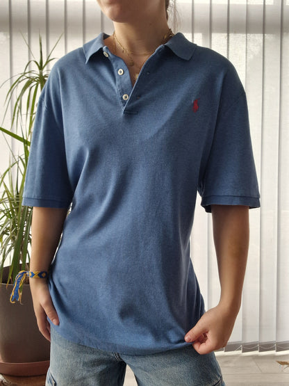 Polo MIXTE bleu - L/40