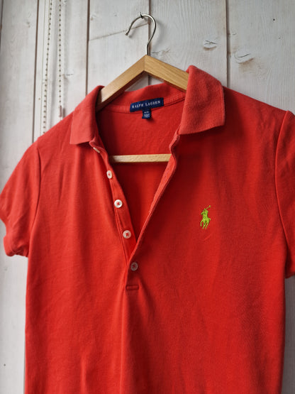 Polo orange silm fit - S/M