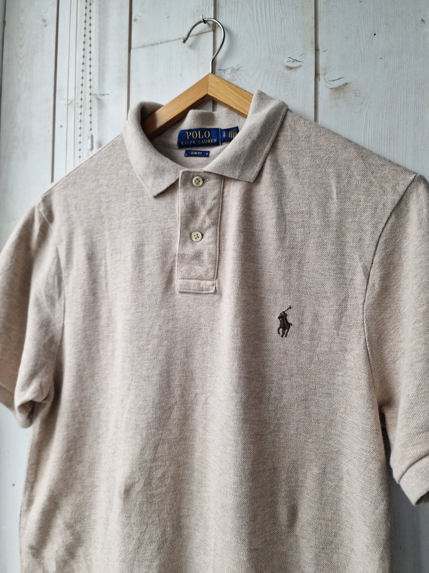 Polo MIXTE beige - L/40