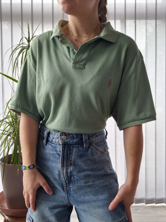 Polo MIXTE vert - L/40