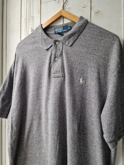 Polo MIXTE gris - XL/42