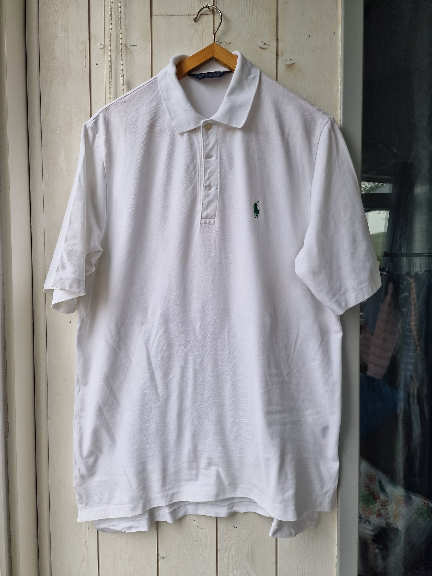 Polo MIXTE blanc - M/38 oversize