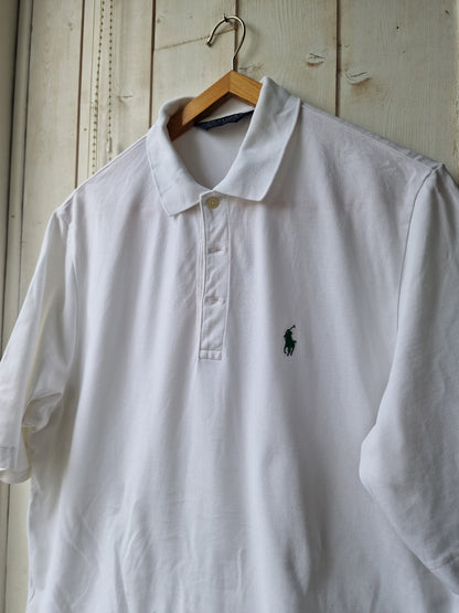 Polo MIXTE blanc - M/38 oversize