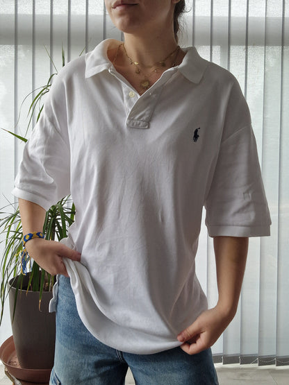 Polo MIXTE blanc - L/40