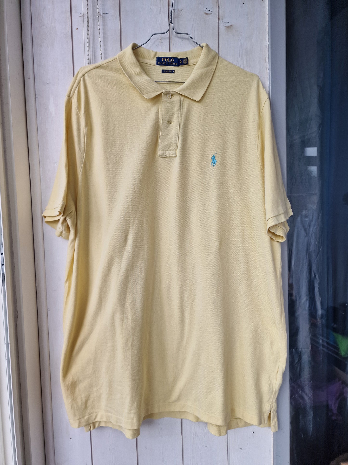 Polo MIXTE jaune clair Ralph Lauren - XL/42