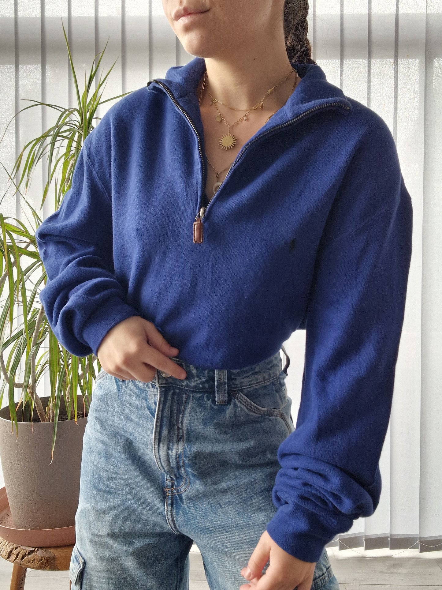 Pull camionneur HOMME bleu - M/38