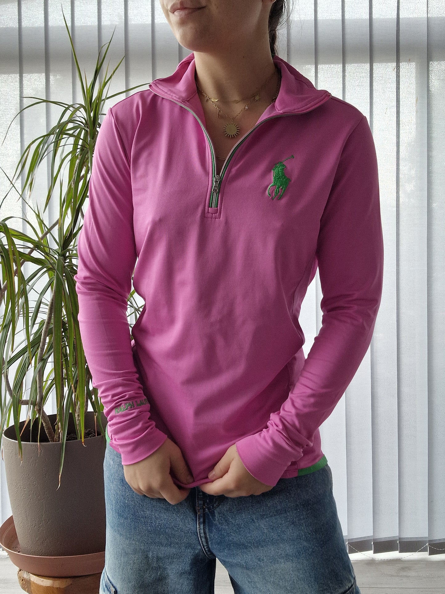 Pull camionneur rose - S/36