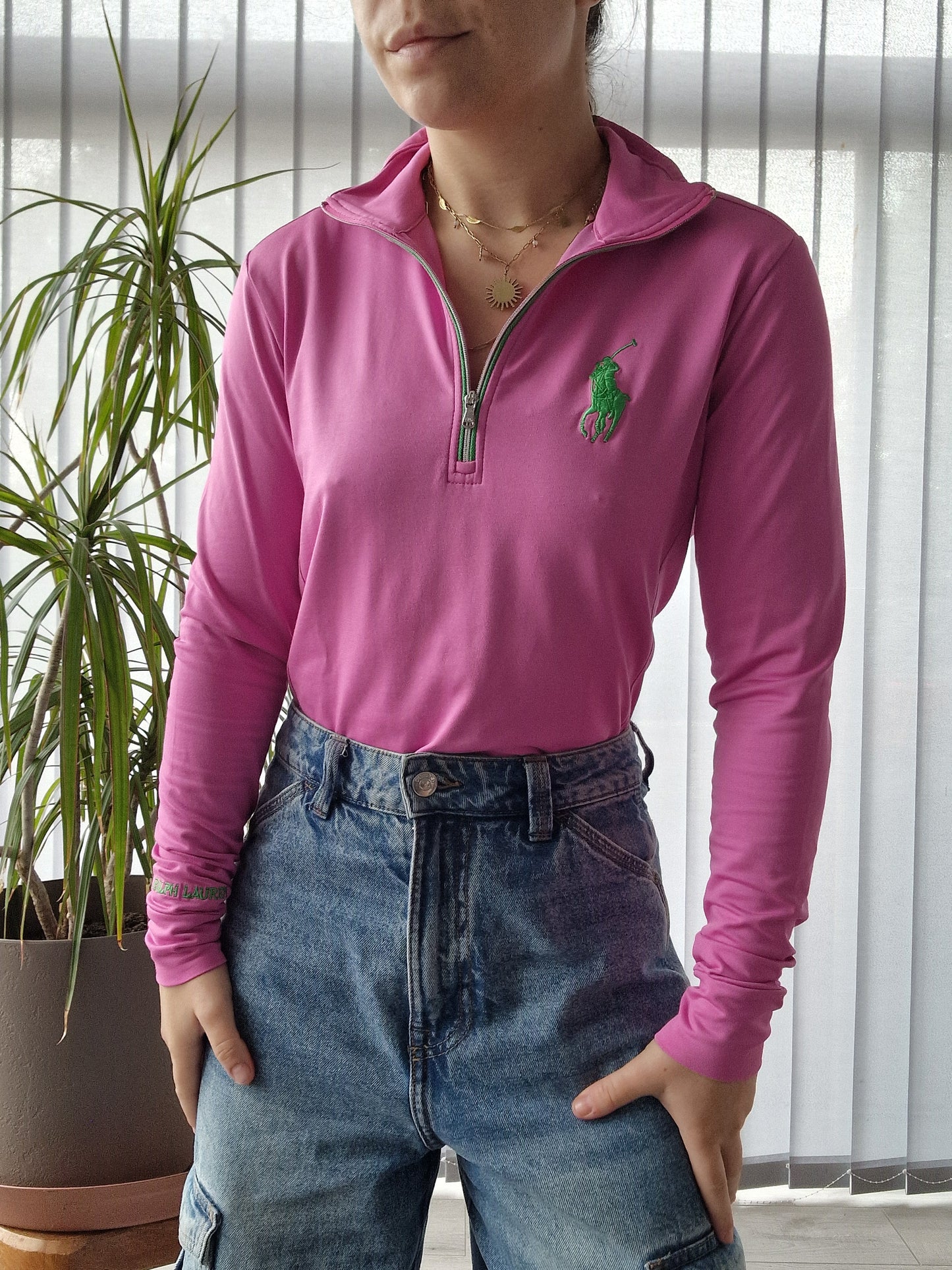 Pull camionneur rose - S/36