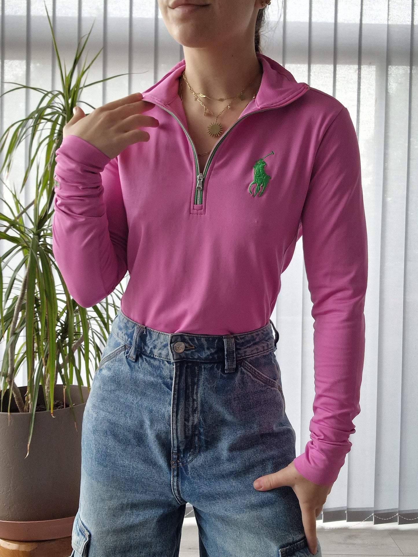 Pull camionneur rose - S/36