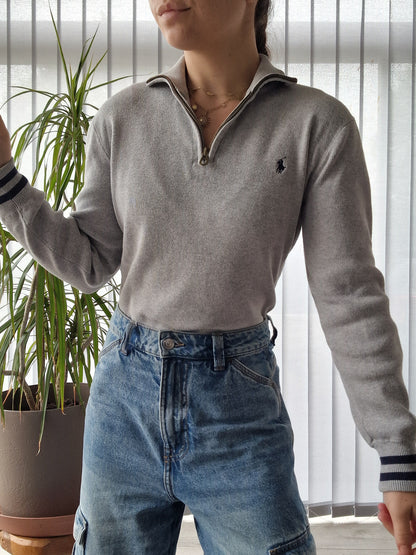 Pull camionneur gris clair - XS/34