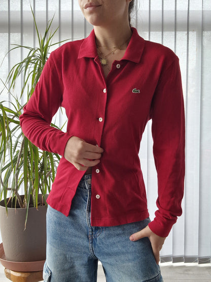 Cardigan rouge des années 90' - S/36