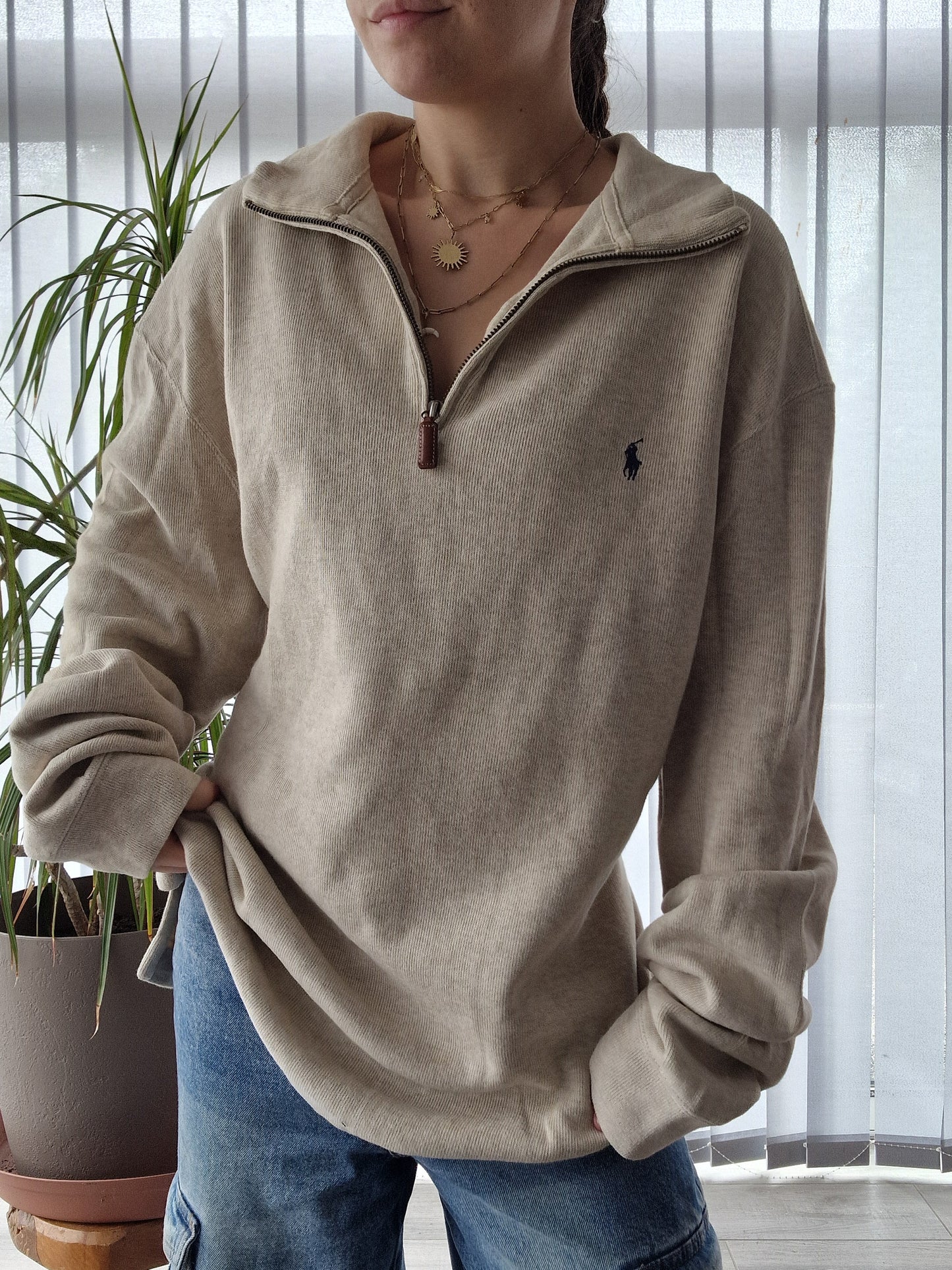 Pull camionneur beige - XL/42