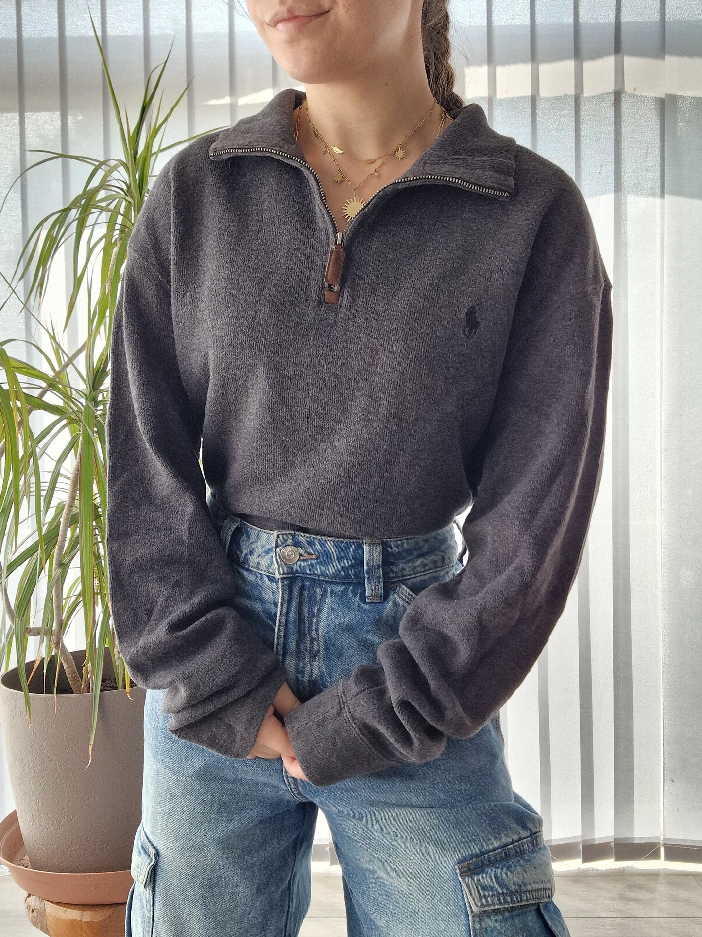 Pull camionneur gris anthracite - L/40