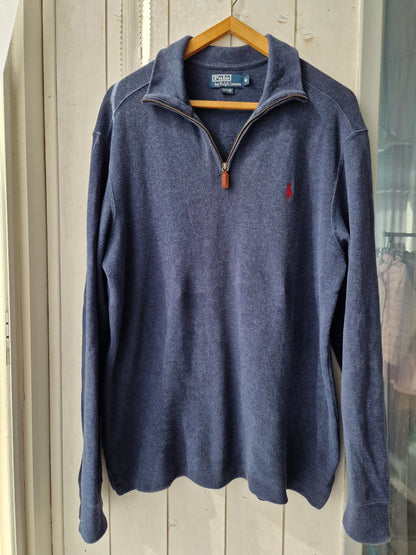 Pull camionneur HOMME bleu foncé - M/38 (ou femme L/40)