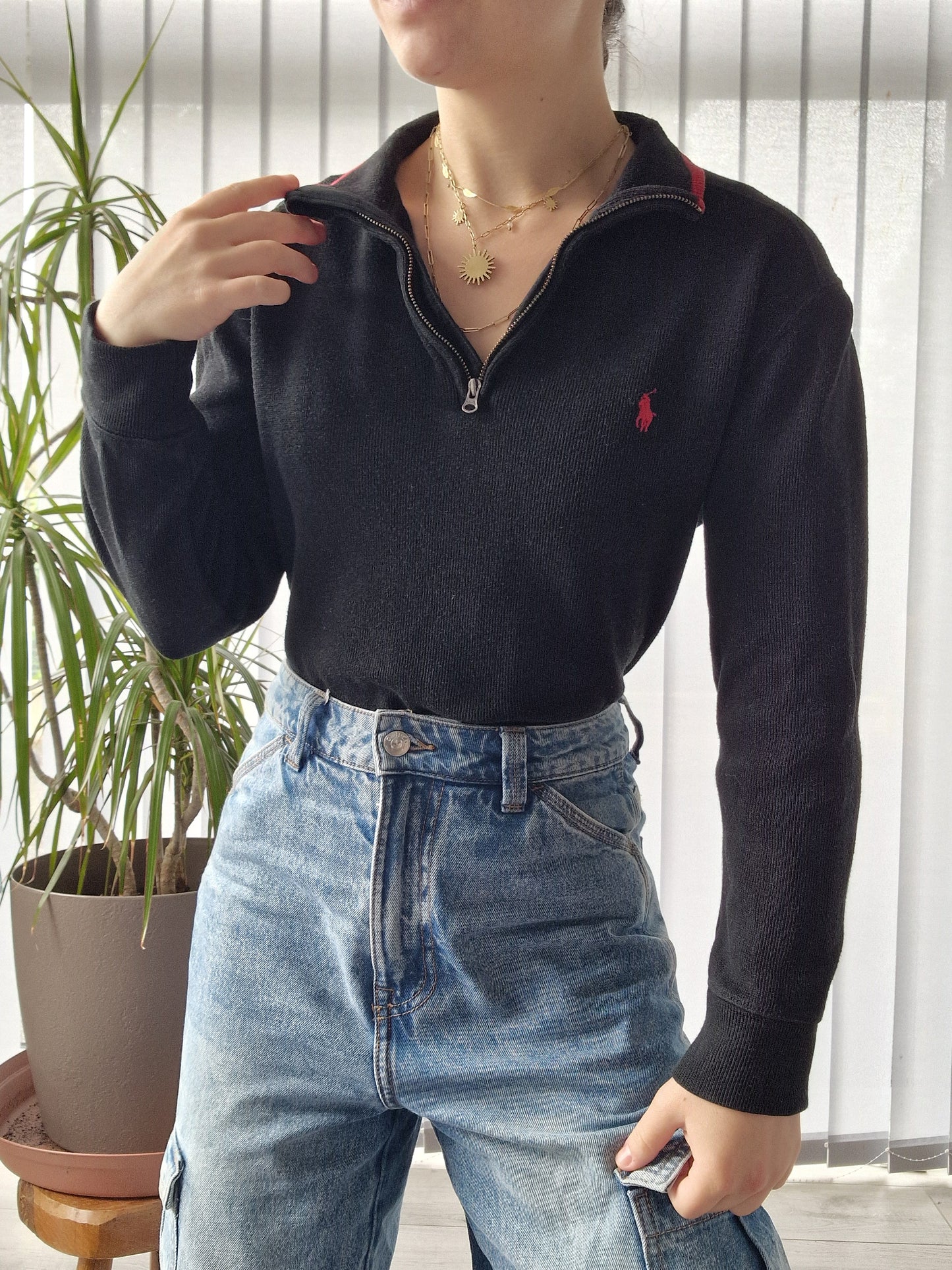 Pull camionneur noir - XS/34