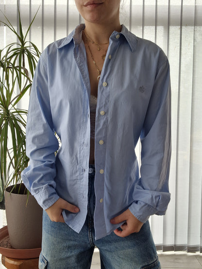 Chemise bleu unie - S/36