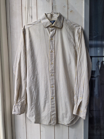 Chemise MIXTE blanche à carreaux - L/40