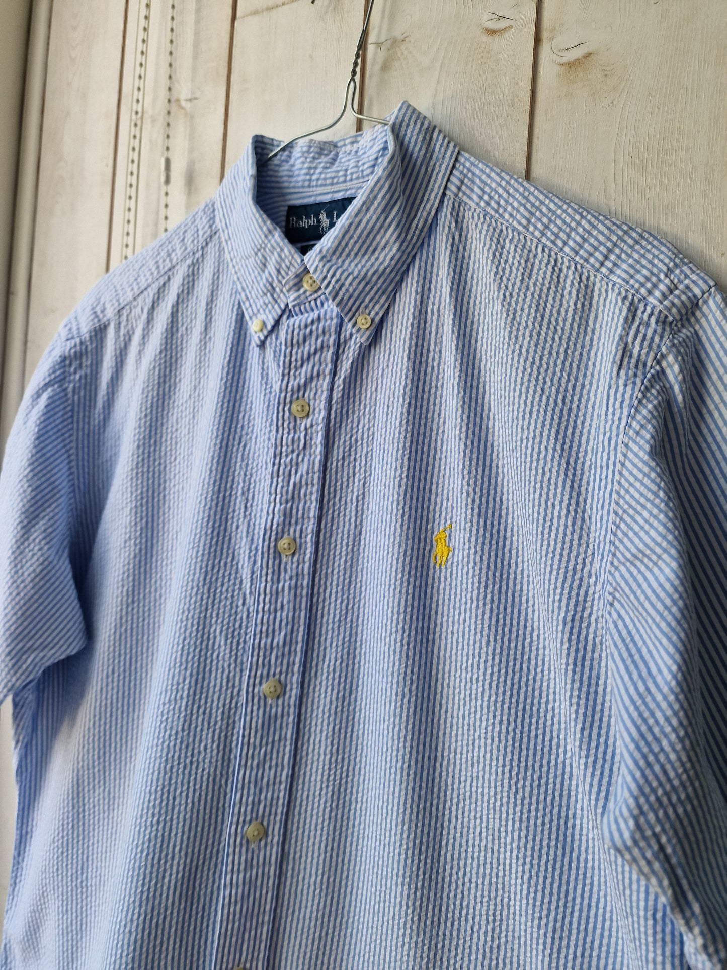 Chemise MIXTE à rayures bleu - M/38