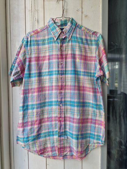 Chemise MIXTE à carreaux pastel - M/38