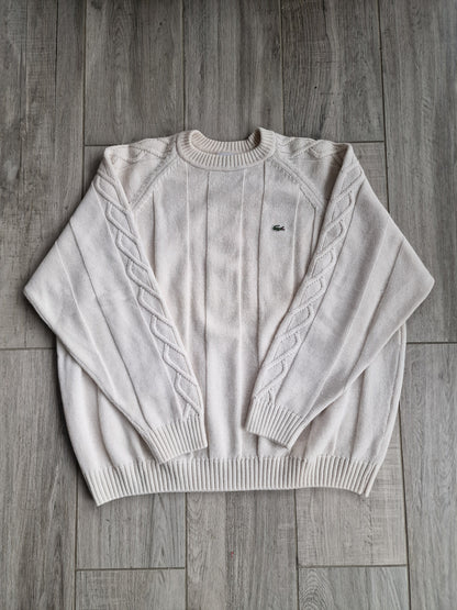 Pull en maille crème des années 90' - XL/42