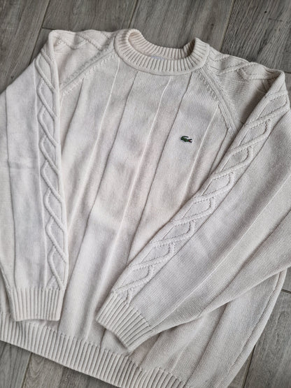 Pull en maille crème des années 90' - XL/42