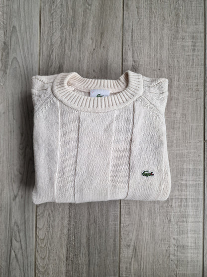 Pull en maille crème des années 90' - XL/42