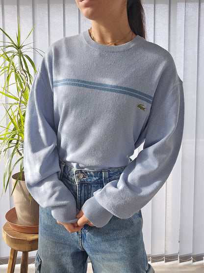 Pull bleu ciel des années 80' - M/L