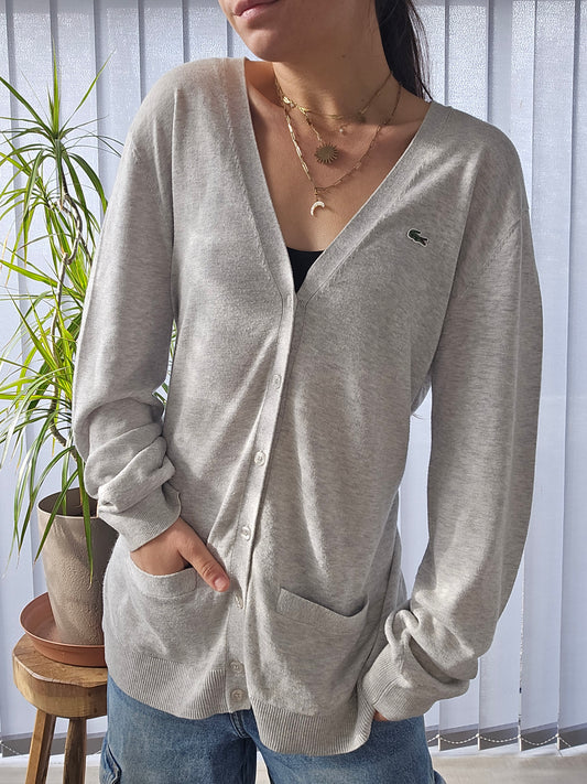 Cardigan léger gris clair - L/XL