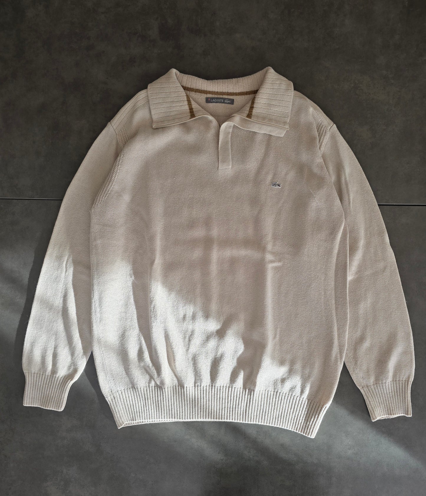 Pull camionneur beige des années 90' - XL/44 homme