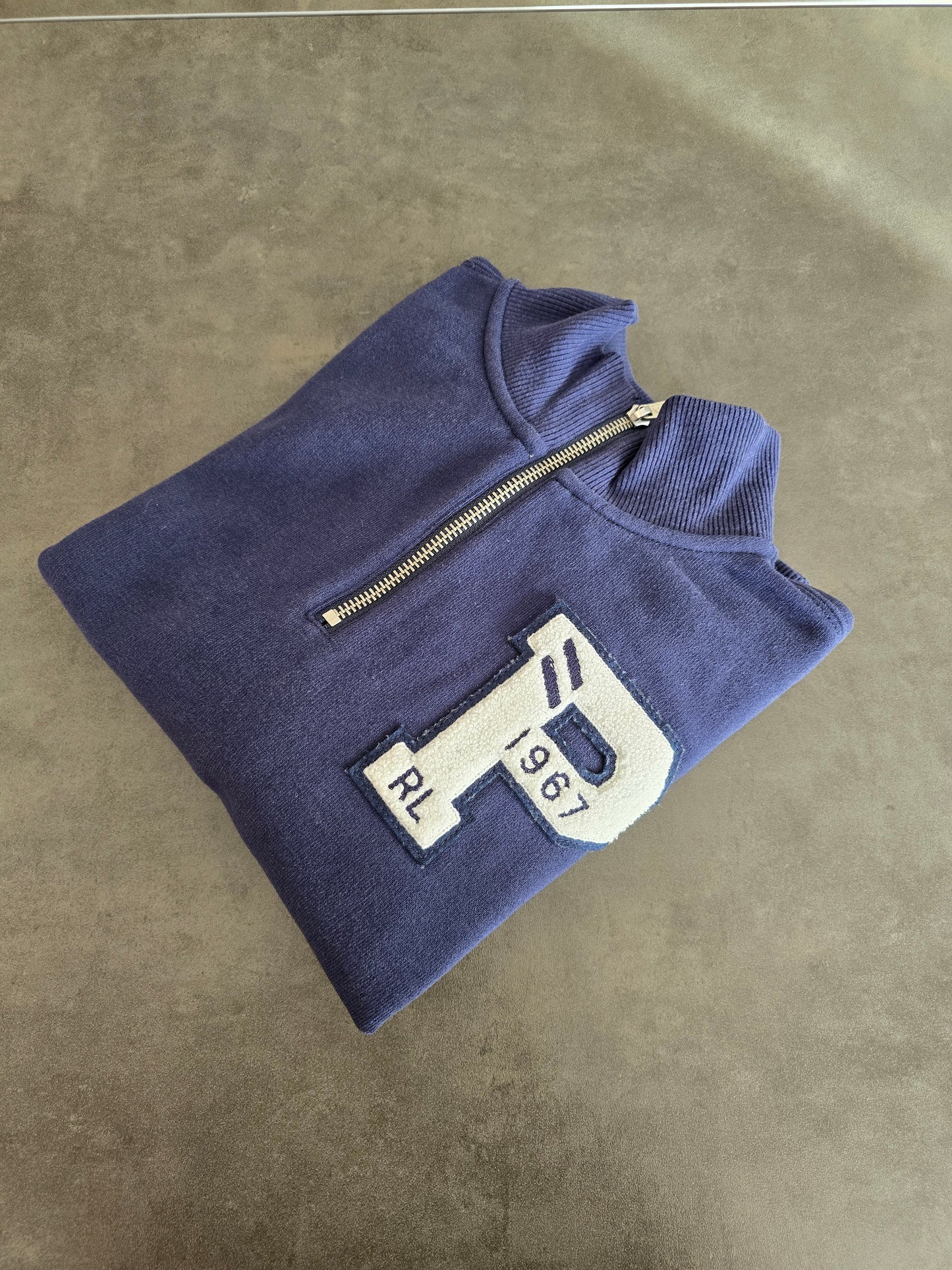 Pull camionneur bleu marine - XS/34