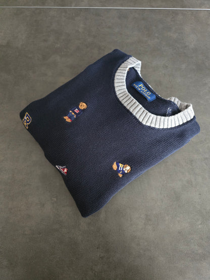 Pull à motifs brodés de la collection polo bear - S/36