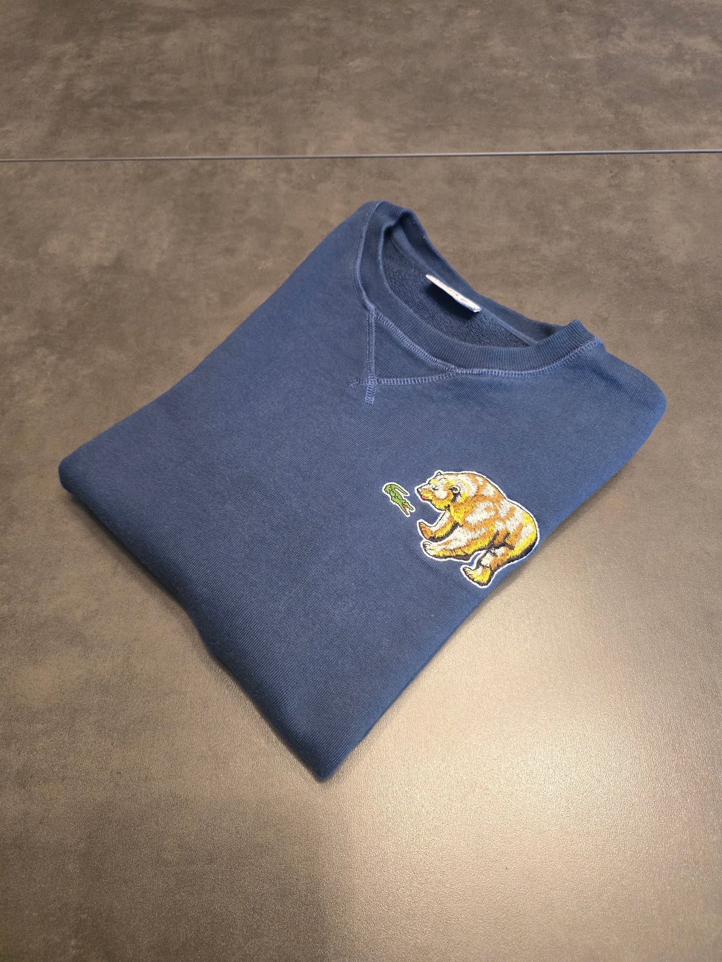 Sweat bleu marine brodé - XS/34