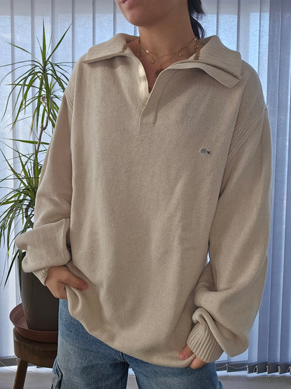 Pull camionneur beige des années 90' - XL/44 homme