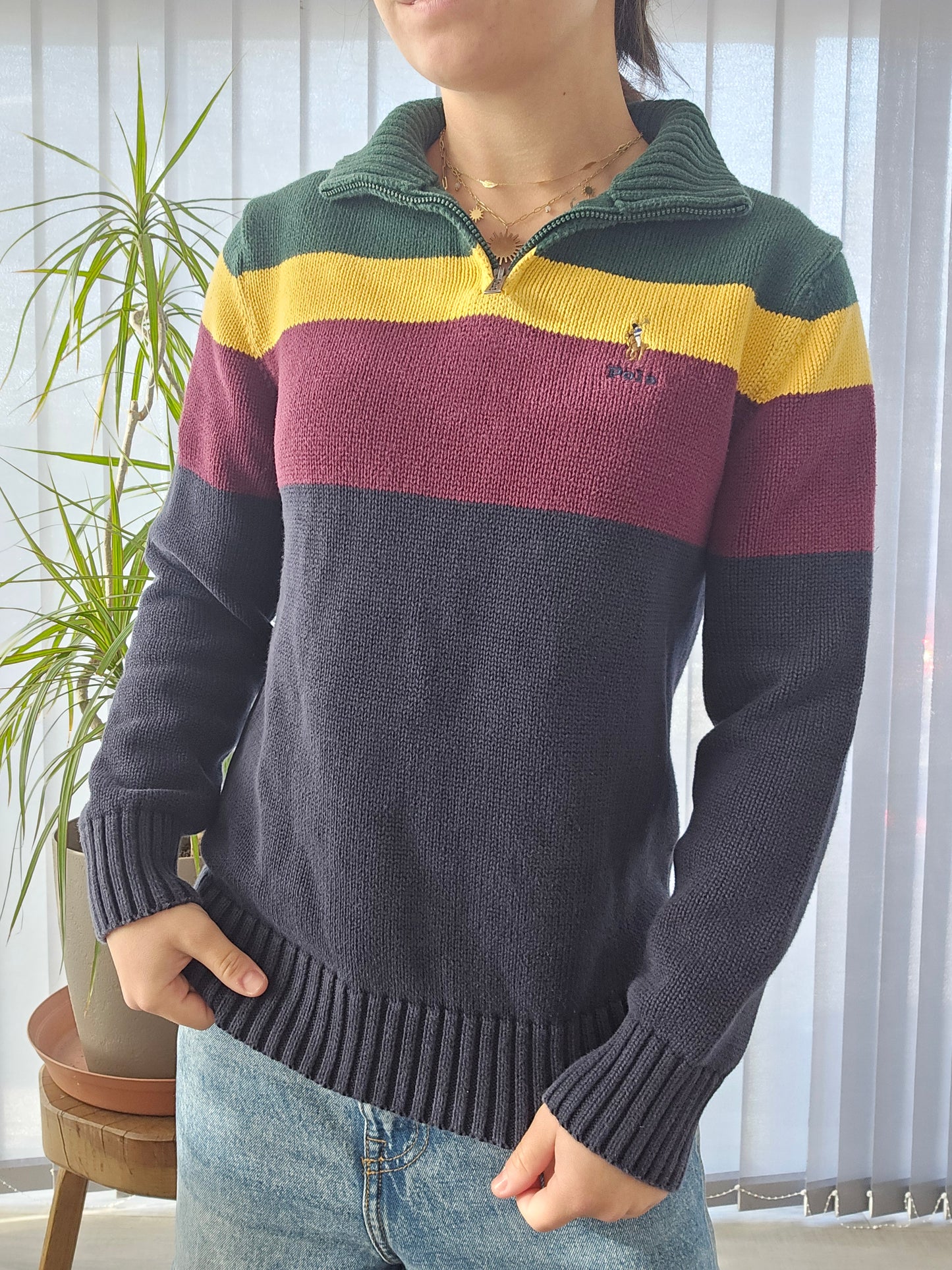 Pull camionneur en maille épaisse - XS/34