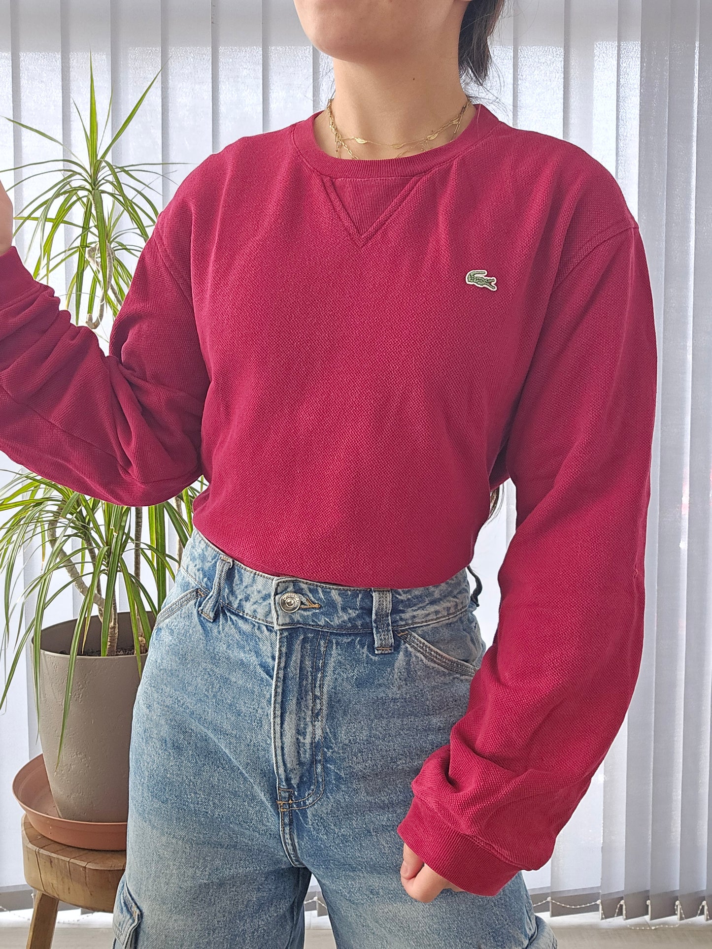 Sweat rouge des années 90' - L/40