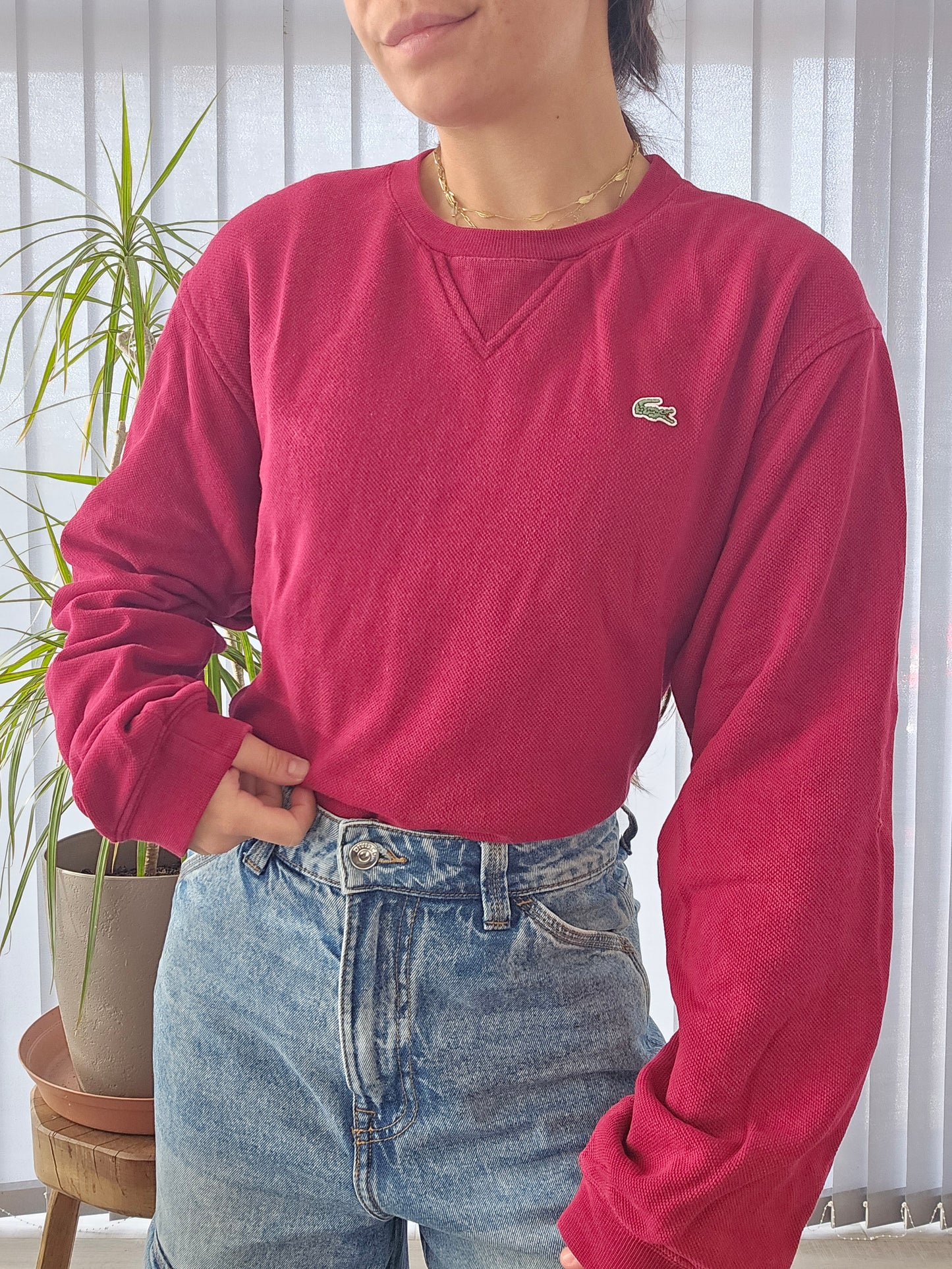 Sweat rouge des années 90' - L/40