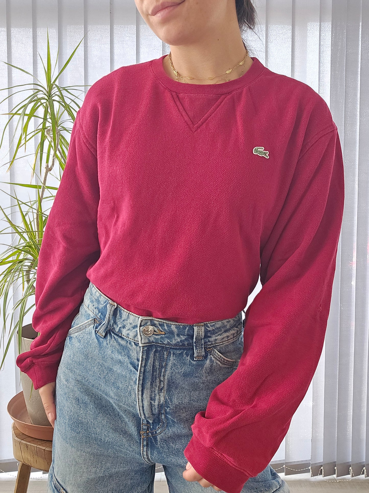 Sweat rouge des années 90' - L/40