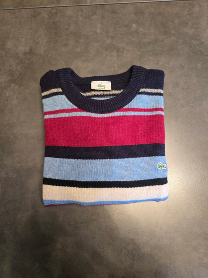 Pull en maille à rayures des années 90' - XL/42