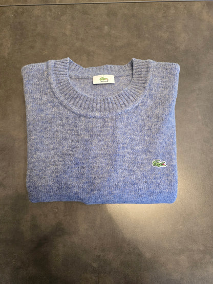 Pull en maille bleu mélangé des années 90' - XL/42