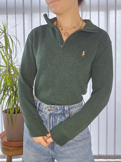 Pull camionneur vert sapin - XS/34