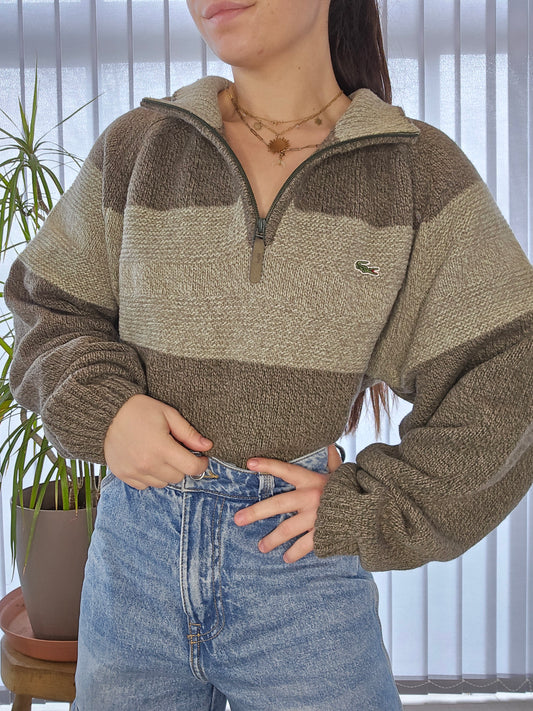 Pull camionneur en maille épaisse vintage - XL/42