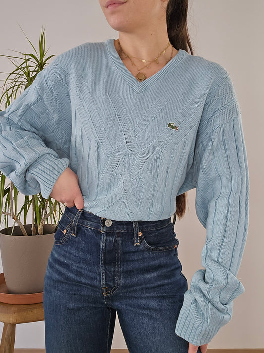 Pull bleu ciel des années 90' - XL/42