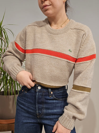 Pull col rond en maille des années 90' - S/M