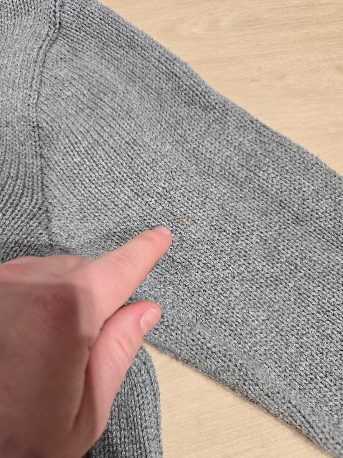 Veste en maille gris - XS
